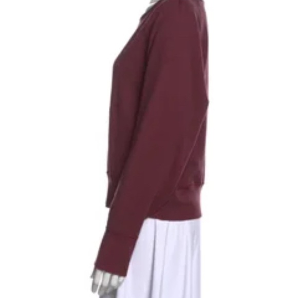 Rag & Bone Burgundy Sweatshirt Small - Picture 3 of 6